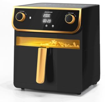 Freidora de Aire Vision Plus Dorada Joy 8 Litros